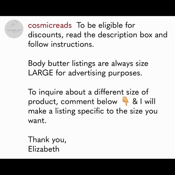 How can I be eligible for discounts and how can I inquire about specific sizes? - Picture 1 of 1